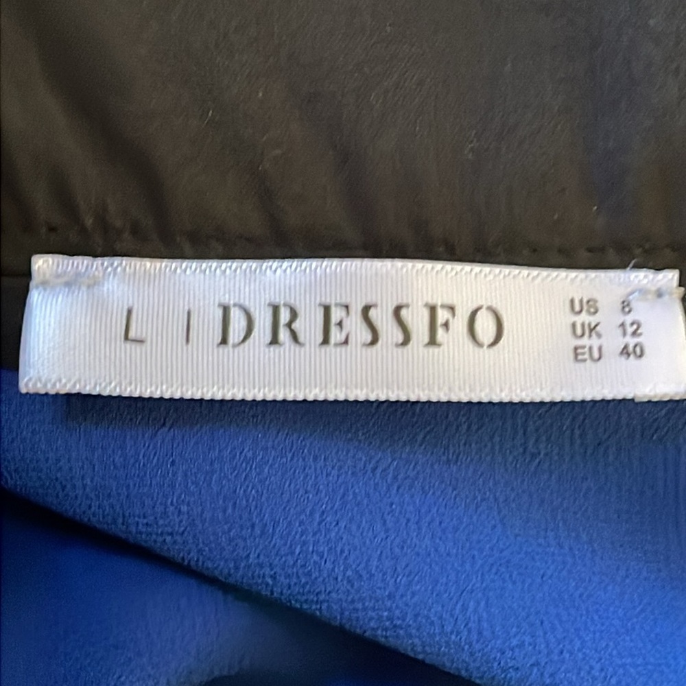 Dressfo Womens Chiffon Asymmetric Layered Skirt Buckles, Size 8 - Picture 5 of 5